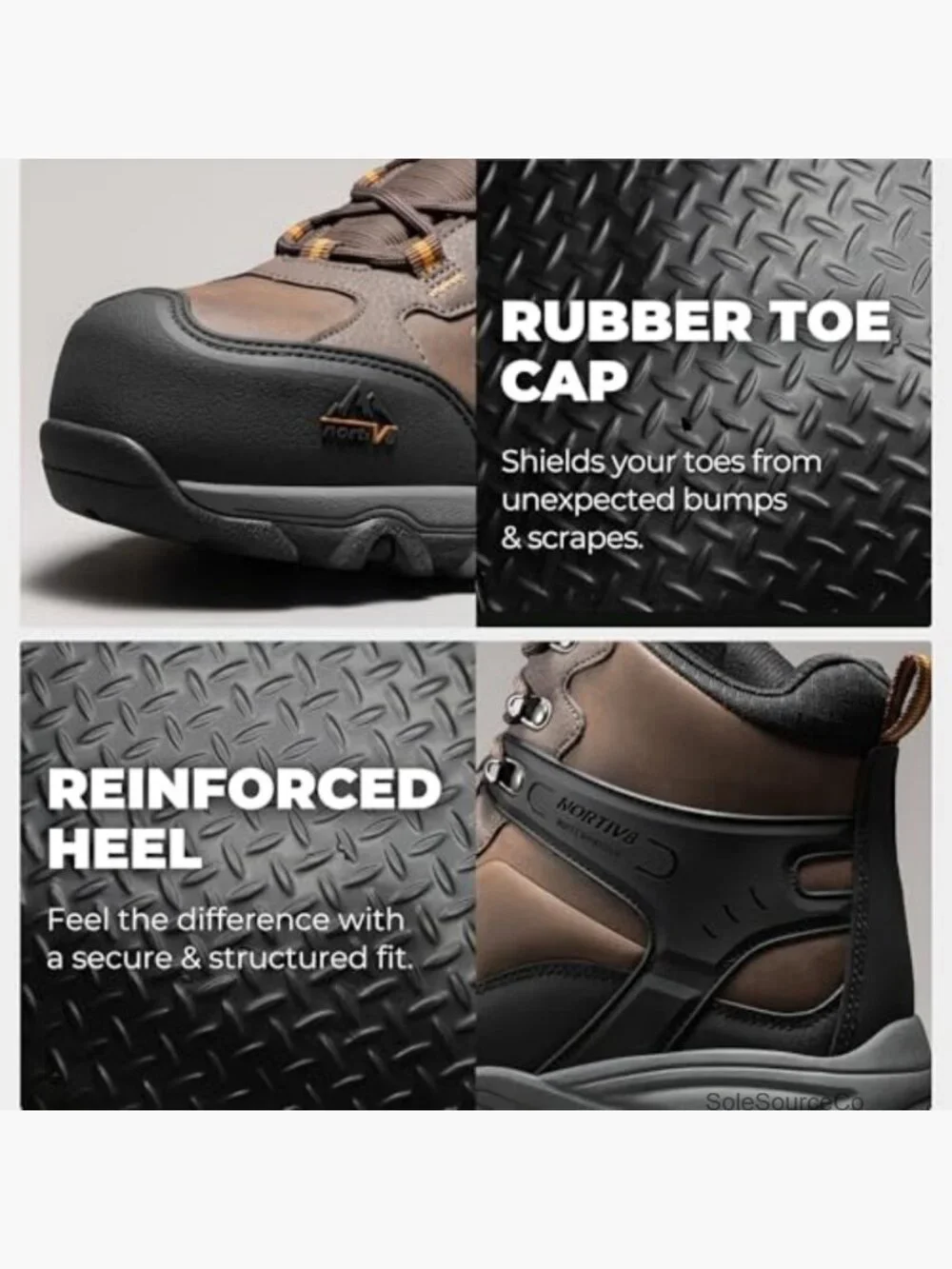Steel Toe Waterproof Work Boots Slip Resistant Industrial Boots